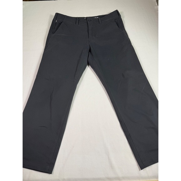 Eddie Bauer Men's Charcoal Gray Flex Chino Pants Size 36x30 Straight Fit - Picture 13 of 14